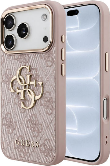 Case Iphone 18 Pro Iphone 17 Pro – Guess Hardcase 4g Big Classic Logo – Pink