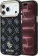 Калъф за iPhone 18 Pro Max iPhone 17 Pro Max – Guess Peony 4g Small Logo Magsafe – Черен