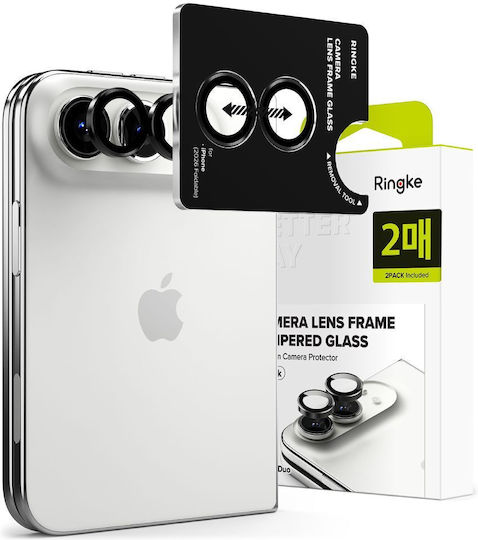 Протектор за камера Ringke Camera Frame 2-pack за iPhone Duo, черен 8800380464377