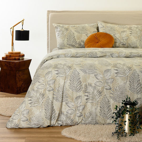 Melinen Single Bed Sheet Set 170x270 cm Beige (3 pcs)