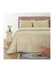 Melinen Single Bed Sheet Set 170x270cm Beige (3 pcs)