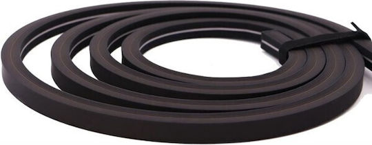LED Neon Strip Black Wooden Panel 3m 8W 24V 3000K IP65 13*12.5mm Pro Eurolamp 145-73060