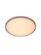 Lucide 07122-40-41 Rinus Ceiling Light White Taupe 2200K-3000K