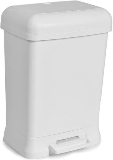 Tafline Plastic Waste Bin with Pedal 38 L White 40-8967