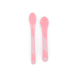 Twistshake Baby Spoon Set for 4+ Months Pink 2 Pieces