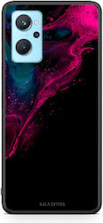 Smartfits Watercolor Pink Black Oppo A96 Θήκη Smartfits Watercolor Pink Black Oppo A96 Θήκη