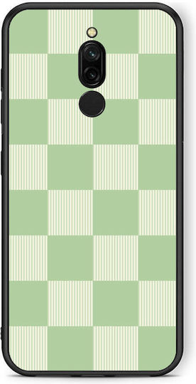 Smartfits Sage Cream Striped Checks Xiaomi Redmi 8 Θήκη