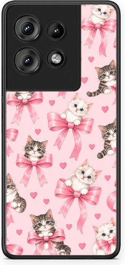 Smartfits Kittens Pink Bows On Pink Motorola Edge 50 Θήκη