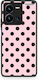 Smartfits Black Polka Dots On Pink Vivo Y22s Y35 4g Θήκη