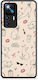Smartfits Minimal Cat Fashion Doodles On Cream Husă pentru Xiaomi 12T K50 Ultra