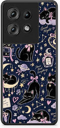 Smartfits Celestial Black Cats On Navy Motorola Edge 50 Hülle Smartfits Celestial Black Cats On Navy Motorola Edge 50 Hülle