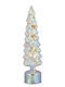 Illuminated Christmas Decorative Glass Tree Transparent