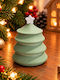 Christmas Decorative Ceramic Tree Adorned Green