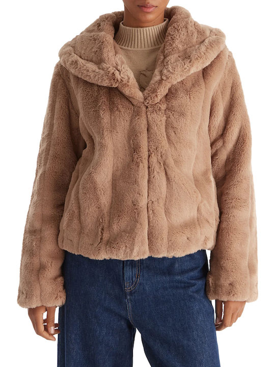 Guess 'new Sophy' Short Women's Fur desert Storm