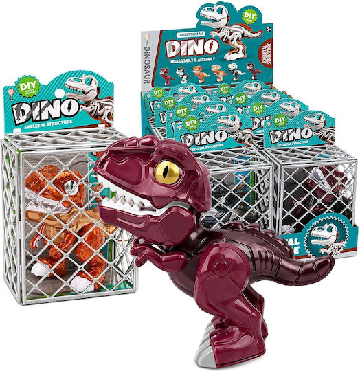 HOMie Dinosaurier mit Käfig 12 (Stück) für Kinder ab 3 Jahren (Verschiedene Designs)