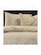Melinen Ember Set Fețe de Pernă Greige 53x72 cm