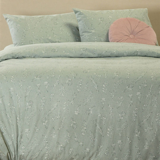 Melinen Bianca Pillowcase Set Grey 53x72 cm