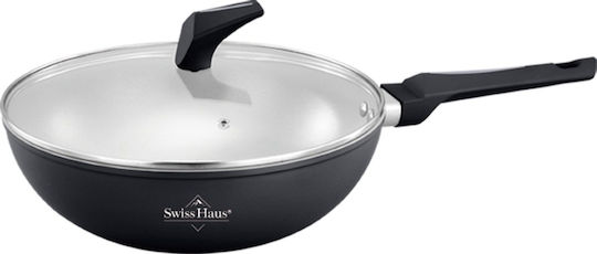 Swiss Haus Aluminum Pan with Lid with Non-Stick Coating 30cm