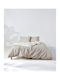 Kentia Πάπλωμα Υπέρδιπλο 220x240εκ. Mary 26 Μπεζ