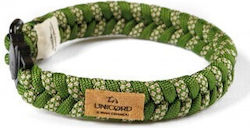 Unicord Handgefertigtes Halsband für Katzen Lollipop Kariert Grün Beige 23 cm