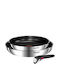 Tefal Ingenio Emotion Σετ Τηγάνια από Ανοξείδωτο Ατσάλι με Αντικολλητική Επίστρωση 3 Σκευών