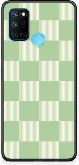 Smartfits Калъф Sage Cream на райета и каре за Realme 7i C25