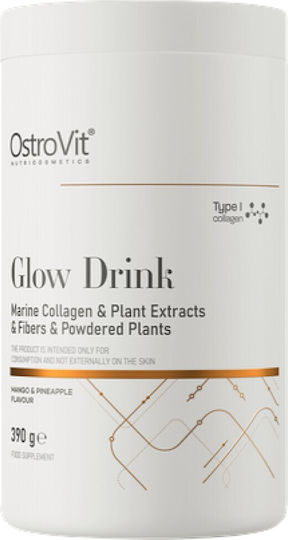 OstroVit Glow Drink с витамин C, хиалуронова киселина и биотин 390 г Ананас Манго