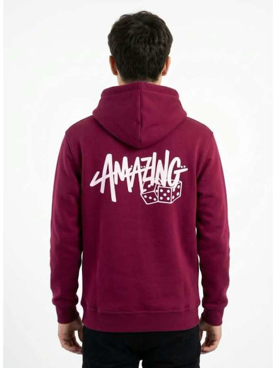 Kapuzenpullover Magenta
