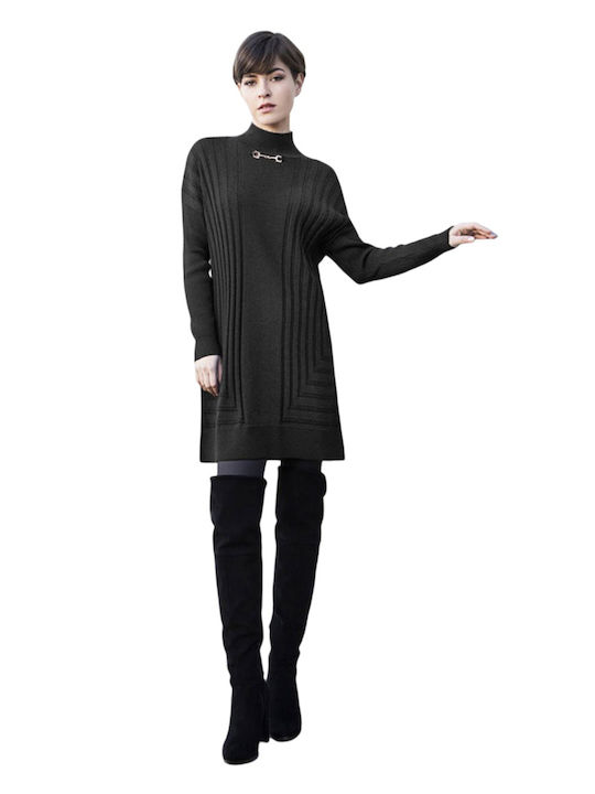 Mini Φόρεμα Πλεκτό Black