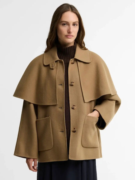 Barbour Aggy Wool Women's Cape Beige