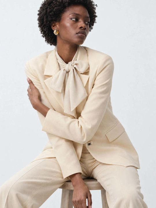 Bill Cost Langer Damenblazer Vanille