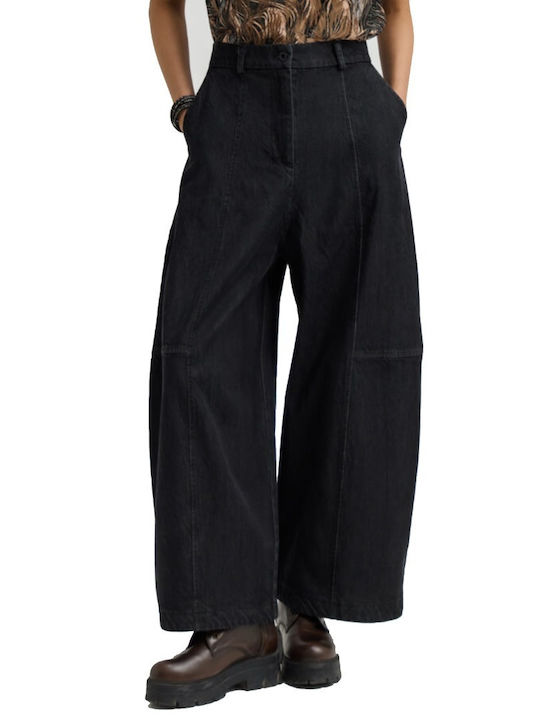 Rinda Damenjeans in lockerer Passform Schwarz