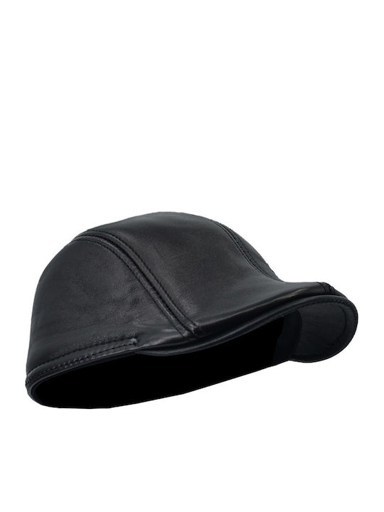 Δερμάτινο Καπέλο Leather 100 Κωδικός 05sa-jokey-1 Μαύρο