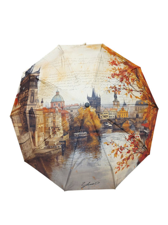 Y Not? Windproof Automatic Compact Multicolour Rain Umbrella