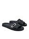 Lederne Damensandalen Schwarz
