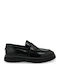 Leather Men's Loafers in Black