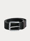 Black Leather Women's Belt