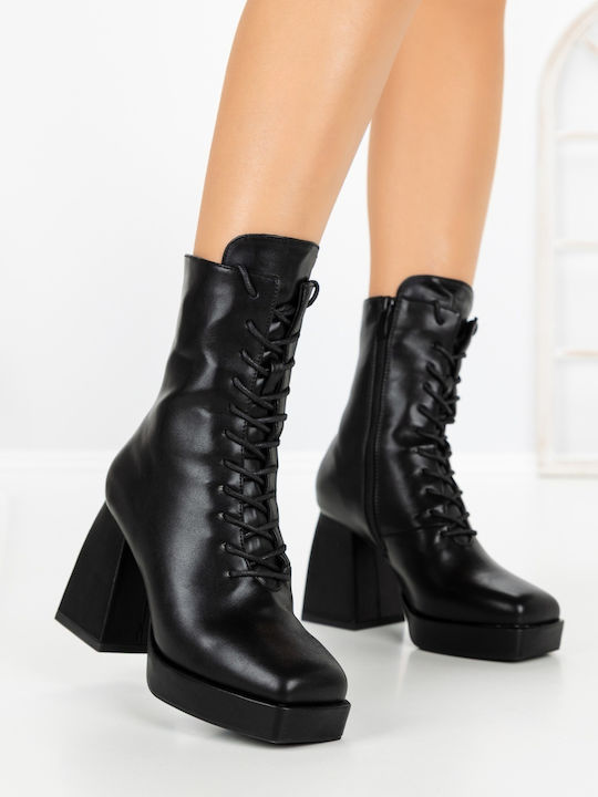 Damen-Stiefeletten Black