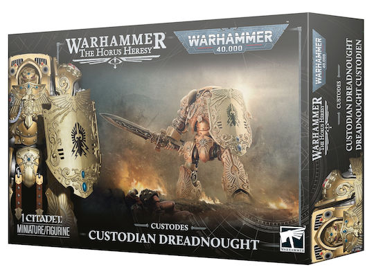 Miniatură Dreadnought Custodian Legio Custodes Warhammer Horus Heresy
