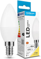 Tesla LED Bulb 4.9W for E14 Socket Warm White Tesla LED Bulb 4.9W for E14 Socket Warm White