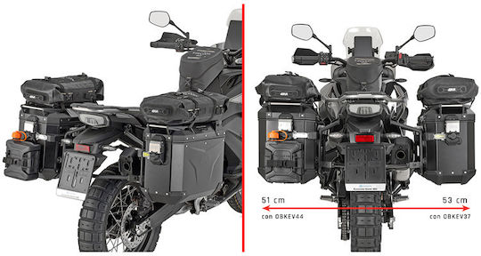 Suporturi Laterale pentru Genți Givi Plo9227cam Cfmoto 800mt-x '25 1000 Mt-x '26