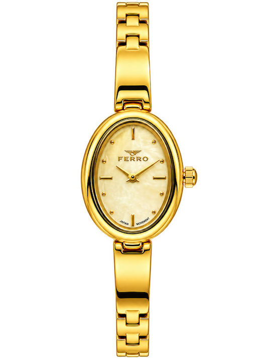 Ferro Women's Battery-Powered Watch with Gold M...