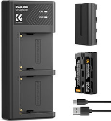 K&F Concept Încărcător Dublu de Baterii Compatibil cu Sony K&F Concept Încărcător Dublu de Baterii Compatibil cu Sony