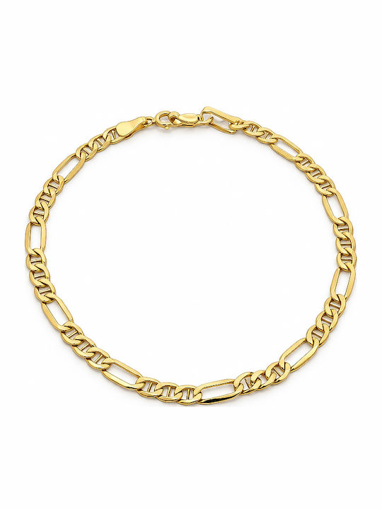 Daskalakis Women's 14K Gold Chain Bracelet with Zircon