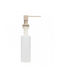 Square Head Built-in Kitchen Dispenser Plastic Beige 400ml