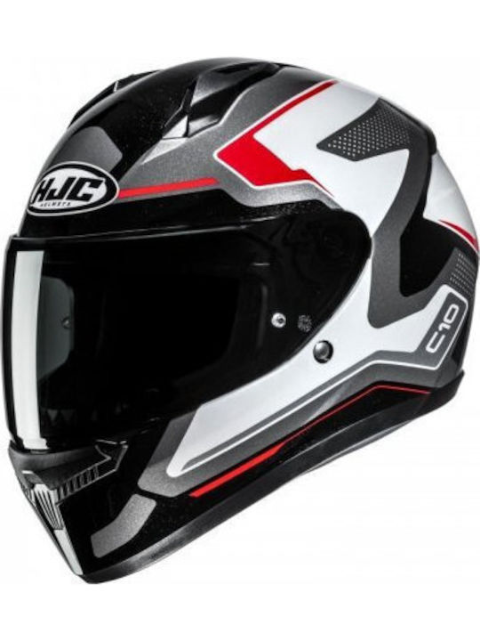HJC C10 Cric MC1 Full Face Motorcycle Helmet EC...