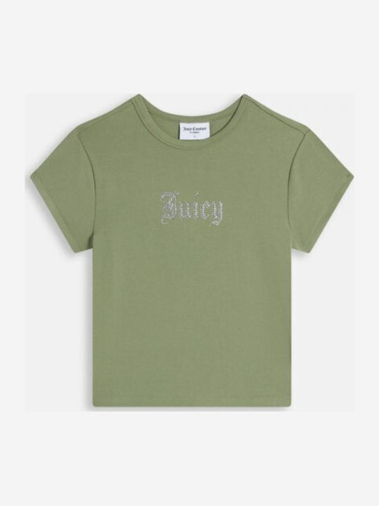 Juicy Couture Γυναικείο T-shirt Oil Green