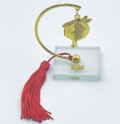 Giannopoulos Tabletop Pomegranate Charm Made of Metal 2027 5x5cm