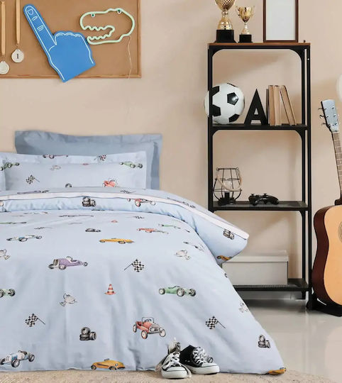 Das Home Kids Single Duvet with Hollowfiber Filling Blue 160x240cm
