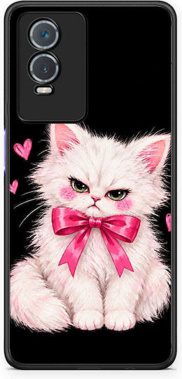 Smartfits Grumpy Party Kitten On Black Vivo Y76 5g Y76s Y74s Θήκη